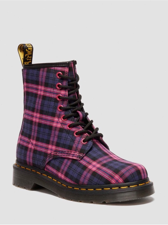 Dr. Martens Shoes - Dr. Martens 1460 TARTAN Lace Up Boots